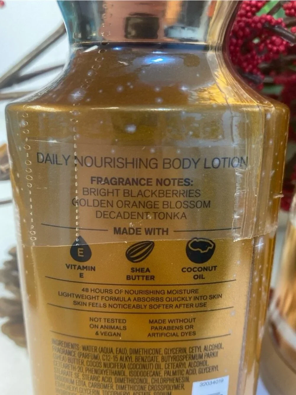 “Touch of Gold” BBW New 3 -Pc Body Care Set